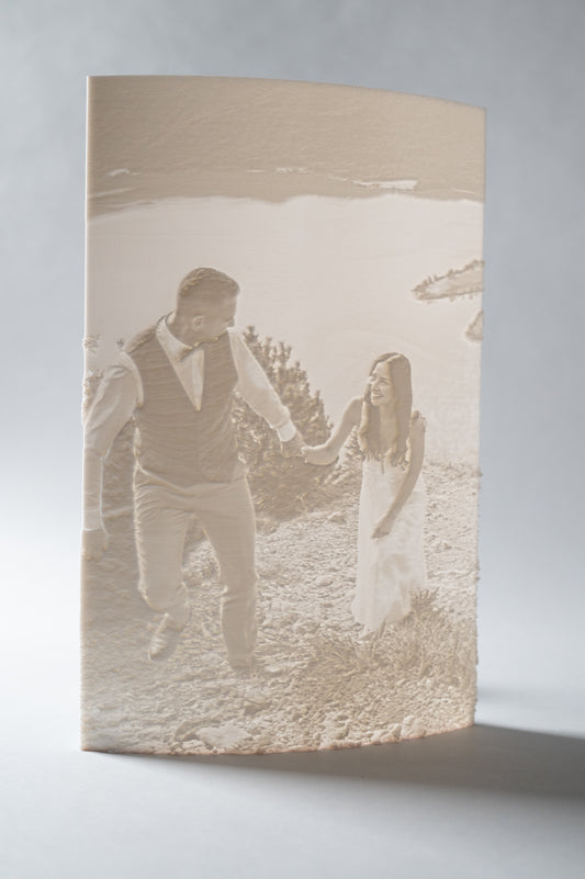 ✨ Personalisierte 3D-Bilder aus Ihren Fotos | 3D-Druck mit LED-Lampe | Geschenk mit Gravur & Tiefeneffekt | GraviCraft Handmade