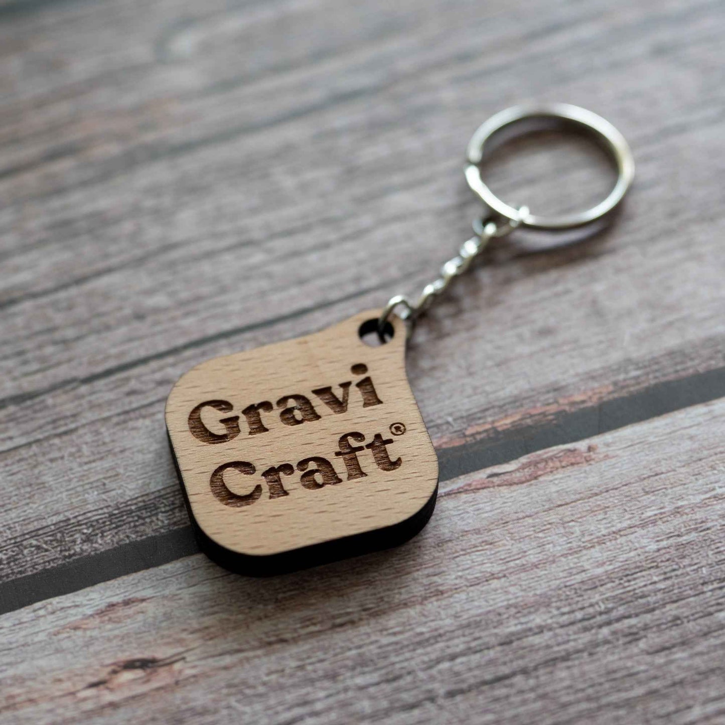 NFC Business Tag Holz | Modell: Edge | Pure Wood Edition | Kontaktlose Visitenkarte handgewachst