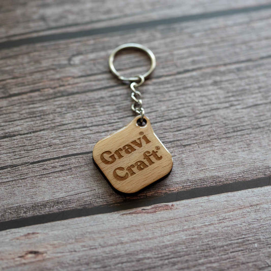 QR-Code Business Tag aus Buchenholz | Modell: Edge | Beidseitig Crystal Resin | Handgefertigt