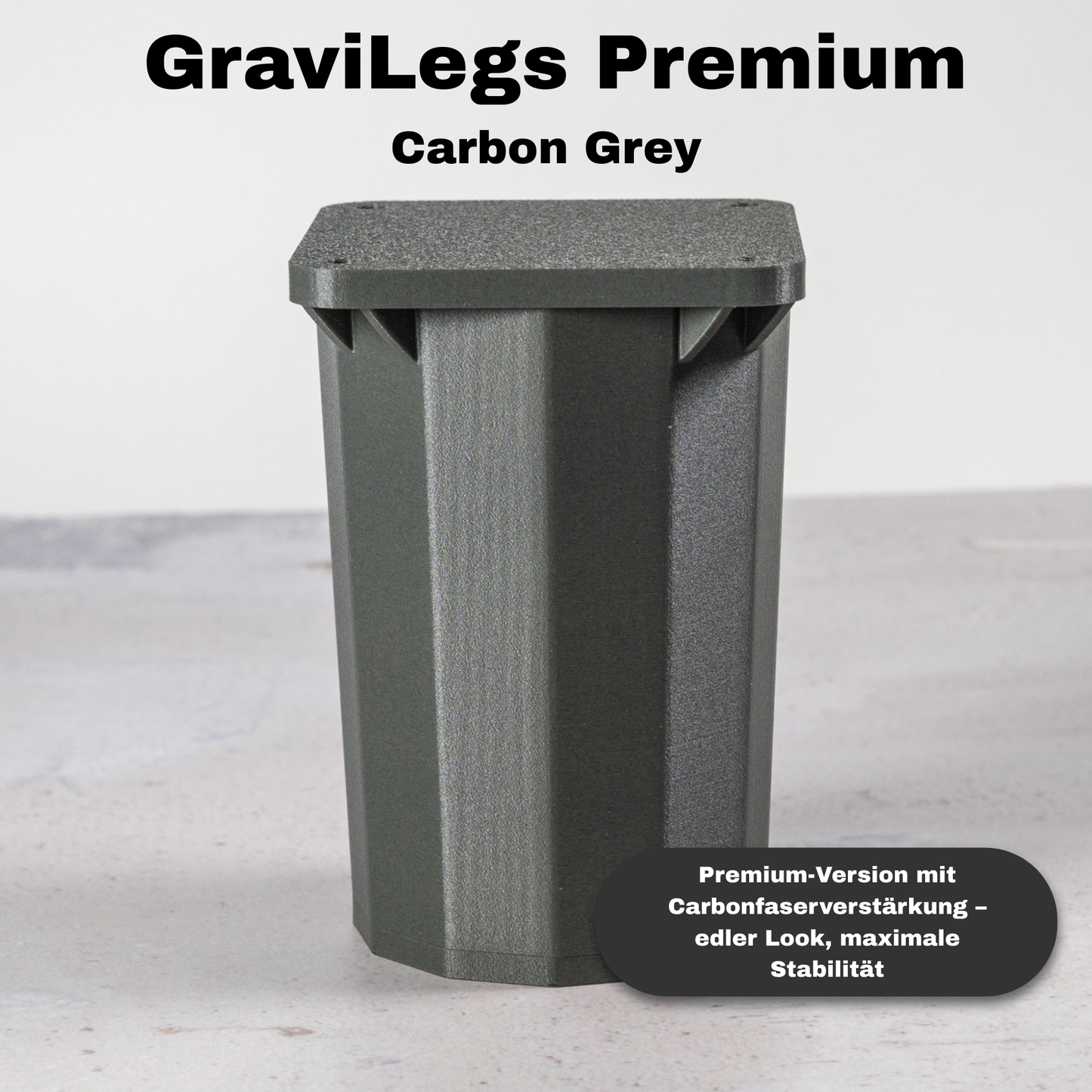 GraviLegs Möbelfüße – 3D-gedruckte Möbelbeine | Slim, Classic & Premium | Modernes Design & Stabilität