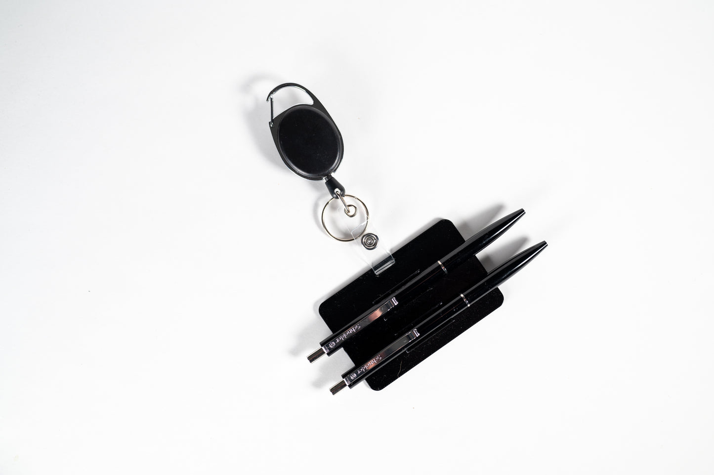 🖊️ Practical pen holder with key ring &amp; Schneider pen | Extendable holder | In 6 colors &amp; 2 sizes | Office, teacher &amp; craftsman