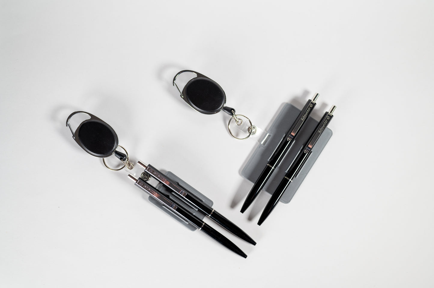 🖊️ Practical pen holder with key ring &amp; Schneider pen | Extendable holder | In 6 colors &amp; 2 sizes | Office, teacher &amp; craftsman