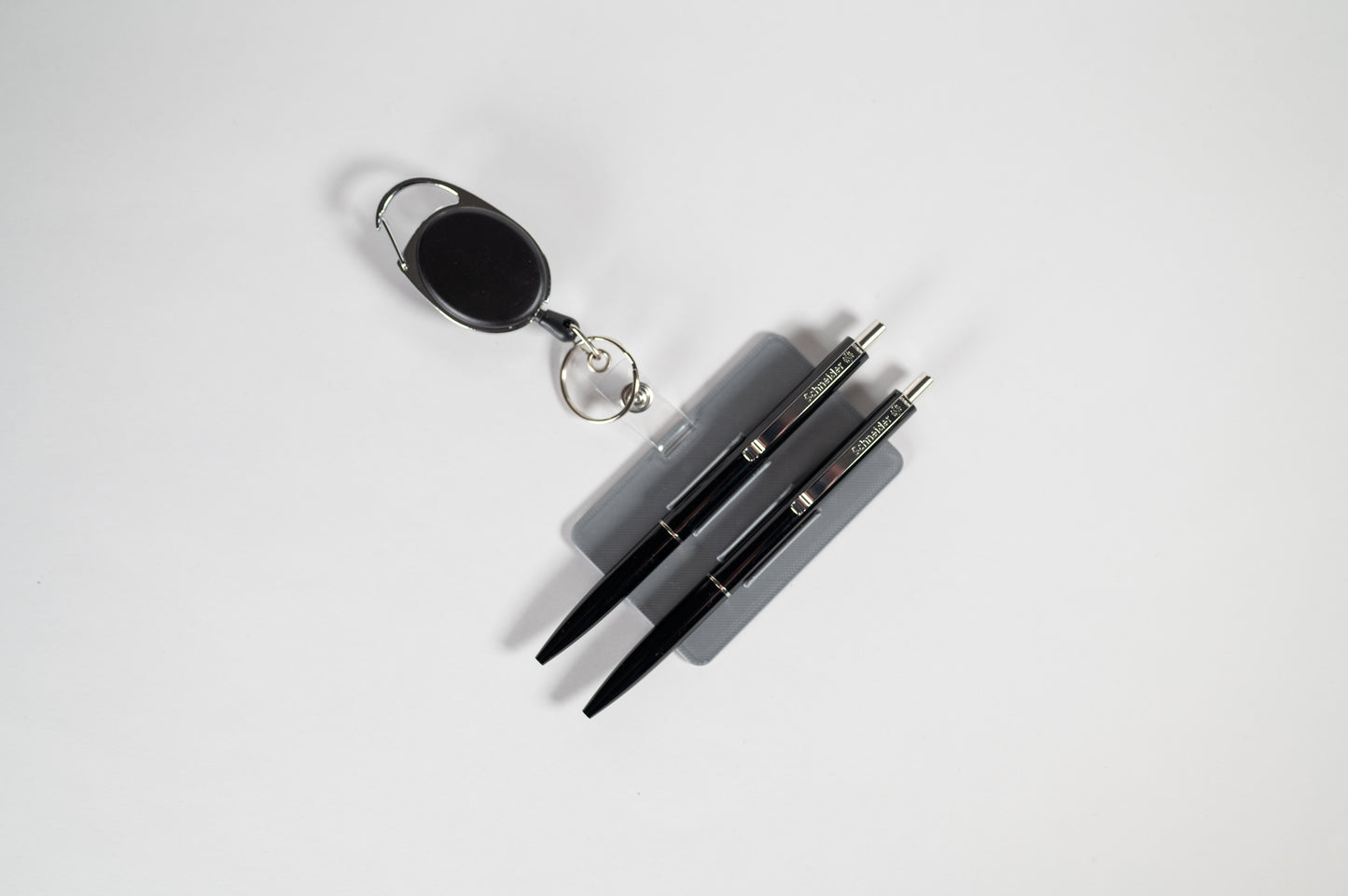 🖊️ Practical pen holder with key ring &amp; Schneider pen | Extendable holder | In 6 colors &amp; 2 sizes | Office, teacher &amp; craftsman