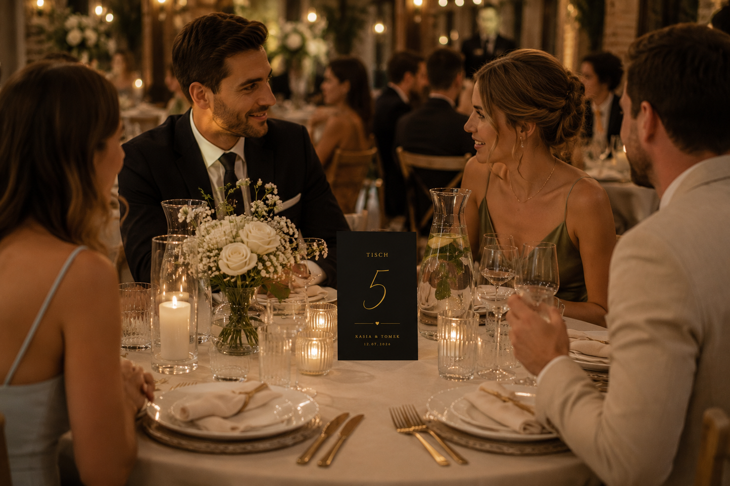 Personalisierte Tischnummer Hochzeit | Moderne Tischschilder Hochzeit | Minimalistische Wedding Table Numbers