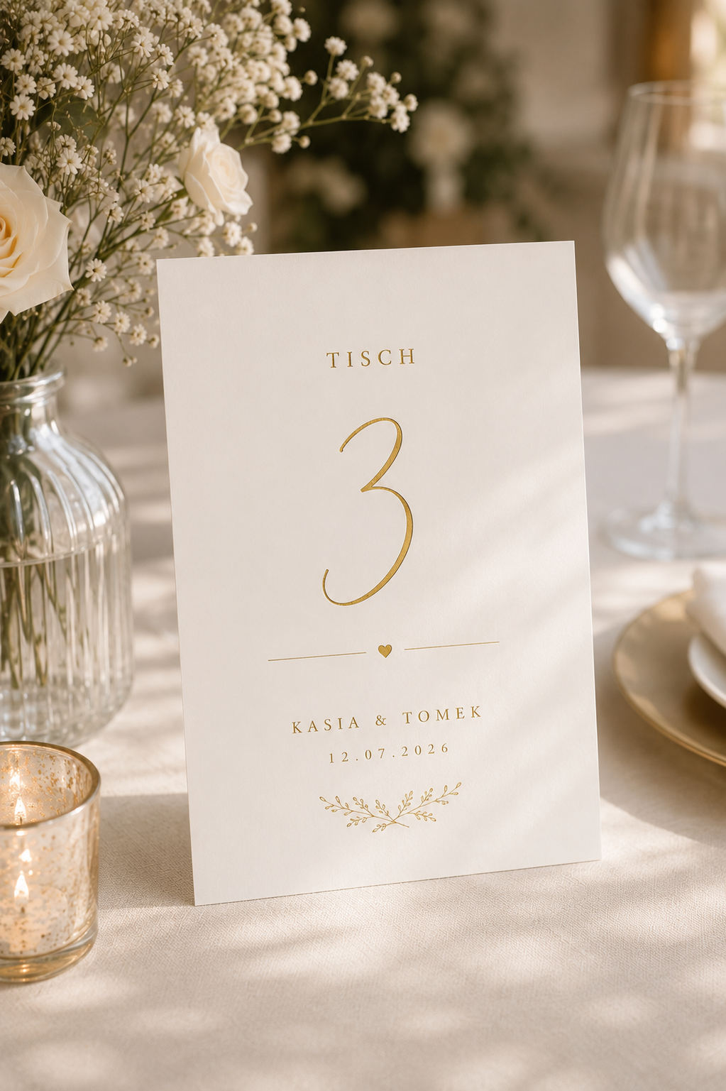 Personalisierte Tischnummer Hochzeit | Moderne Tischschilder Hochzeit | Minimalistische Wedding Table Numbers